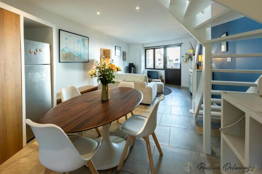 Ty Ar Mor Maison De La Mer, A 40 M De La Plage Saint-Michel-en-Greve Екстер'єр фото