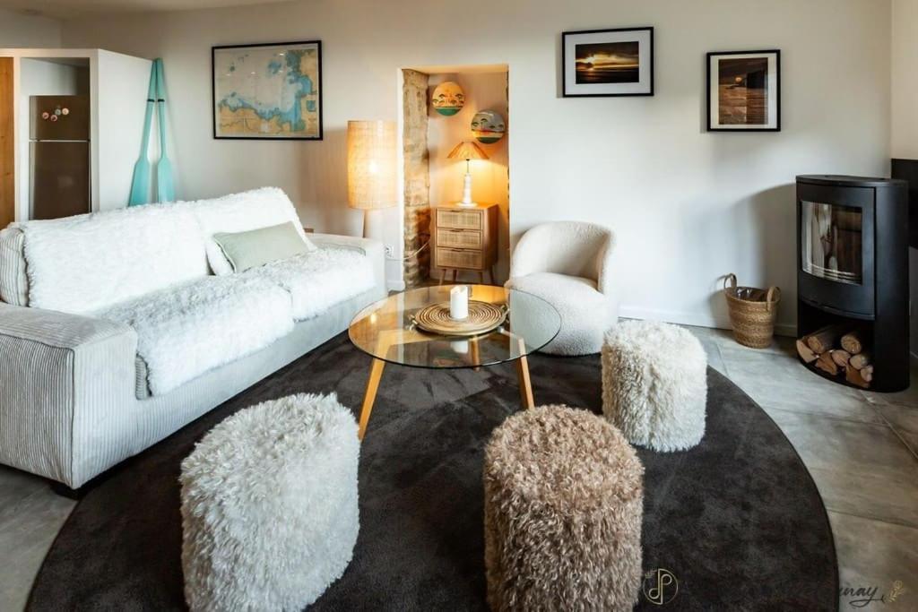 Ty Ar Mor Maison De La Mer, A 40 M De La Plage Saint-Michel-en-Greve Екстер'єр фото