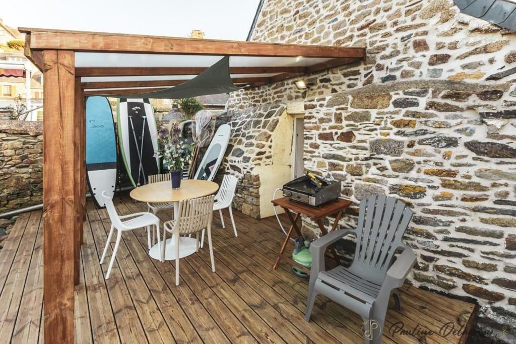 Ty Ar Mor Maison De La Mer, A 40 M De La Plage Saint-Michel-en-Greve Екстер'єр фото